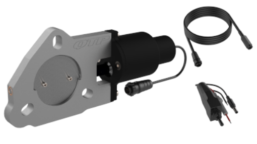 Bild på QTP 2.5in Bolt-On QTEC Electric Cutout Valve - Single
