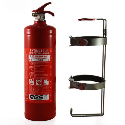 Bild på RRS 2 kg ABC brandsläckarset röd