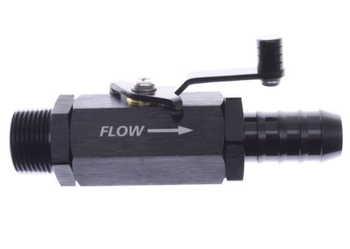Bild på PÅ / AV-ventil med 1/2" NPT-gänga > 20 mm slangar