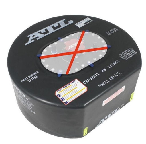 Bild på ATL Racing Fuel Cell 30L – Ø550 x 160 mm – Utan topplatta – FIA FT3-1999